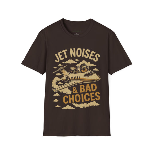 Jet Noises & Bad Choices Unisex Softstyle T-Shirt
