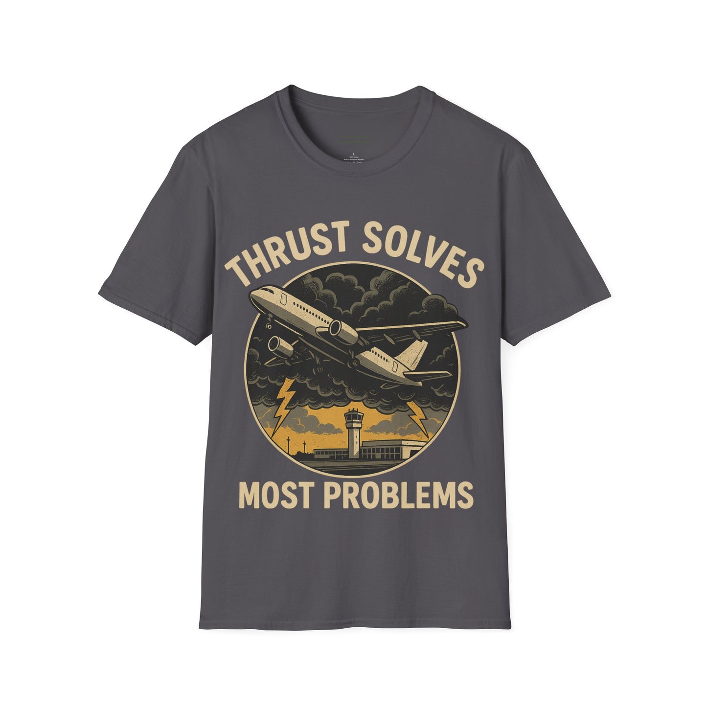 Thrust Solves Most Problems Aviation T-Shirt