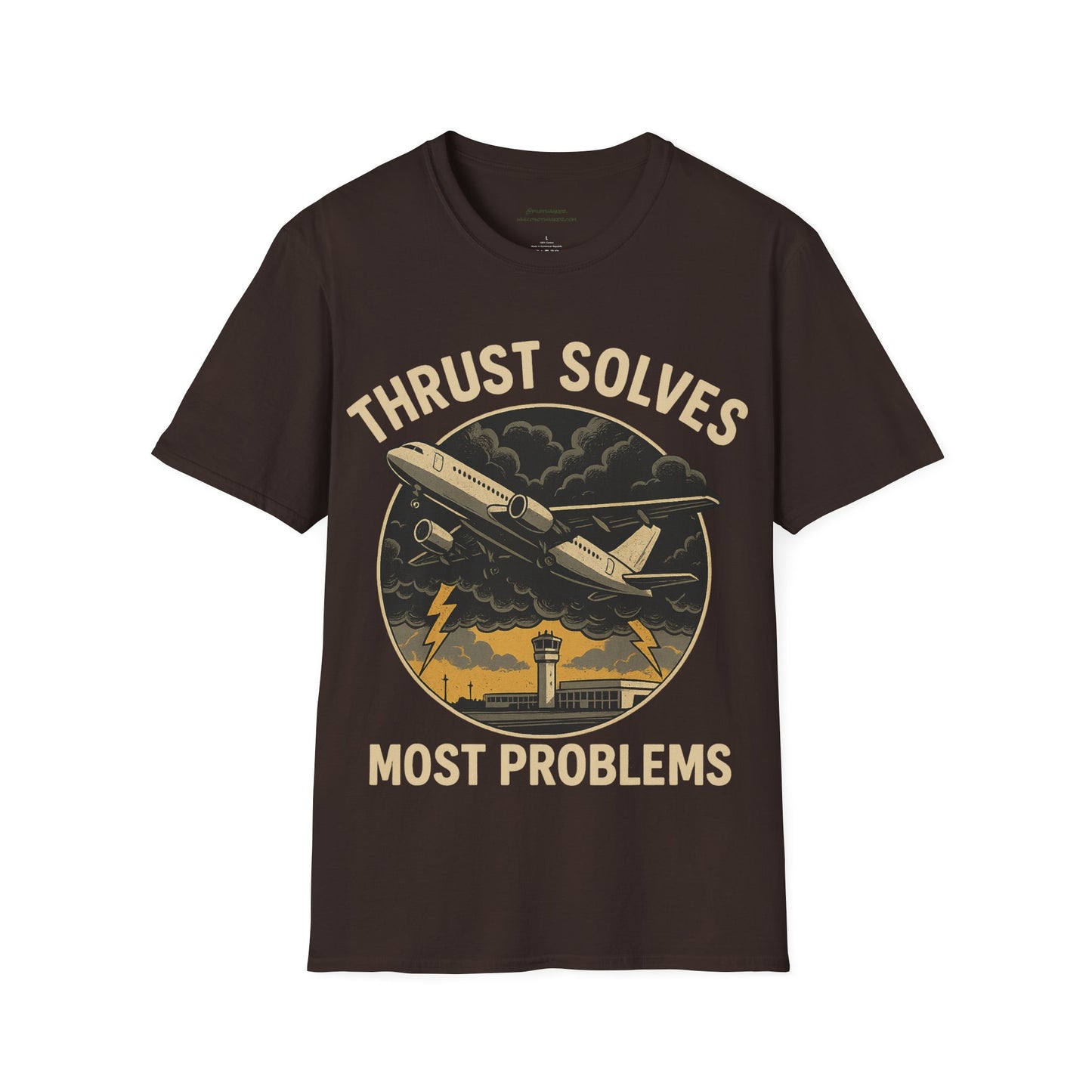 Thrust Solves Most Problems Aviation T-Shirt