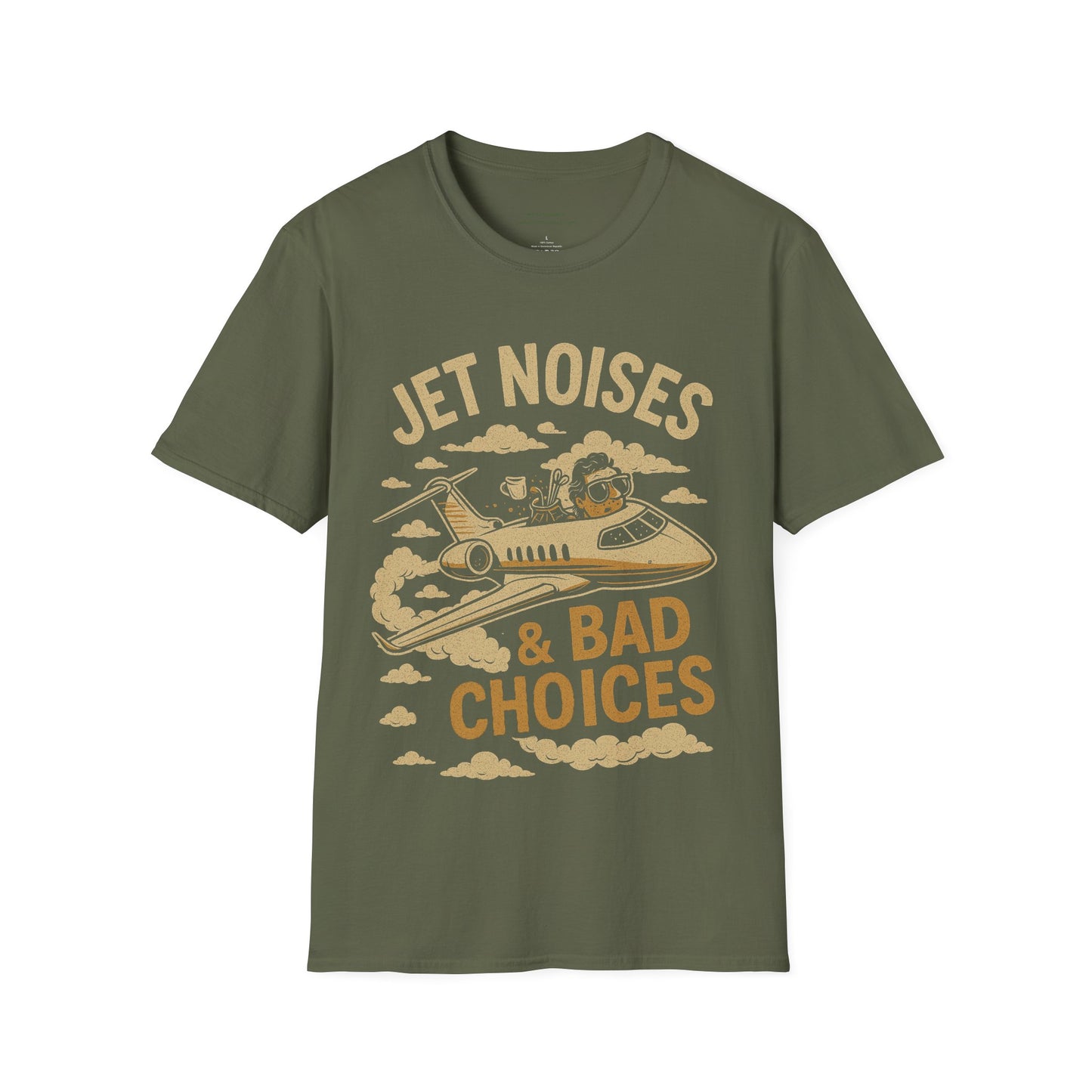 Jet Noises & Bad Choices Unisex Softstyle T-Shirt
