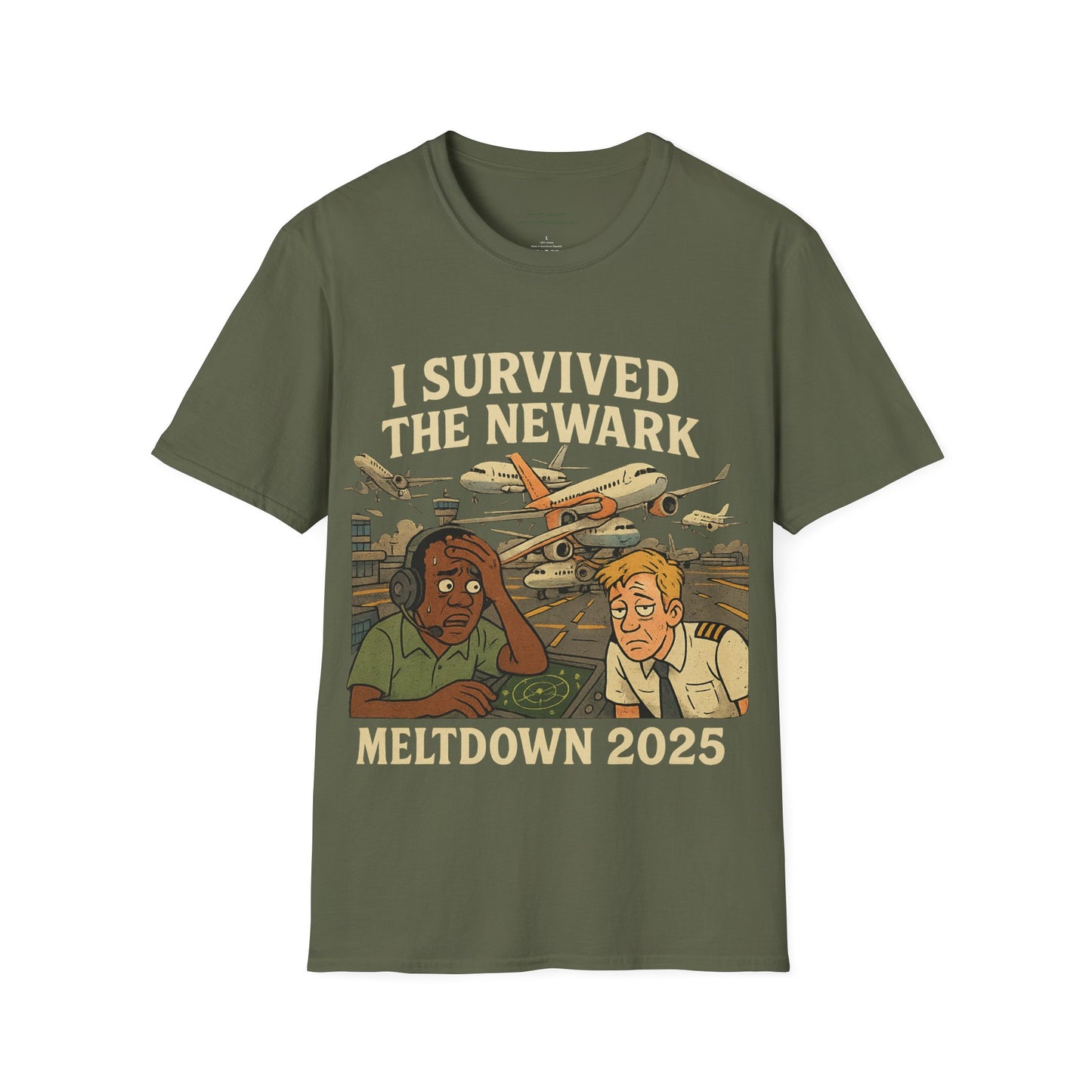 I Survived the Newark Meltdown 2025 Unisex T-Shirt