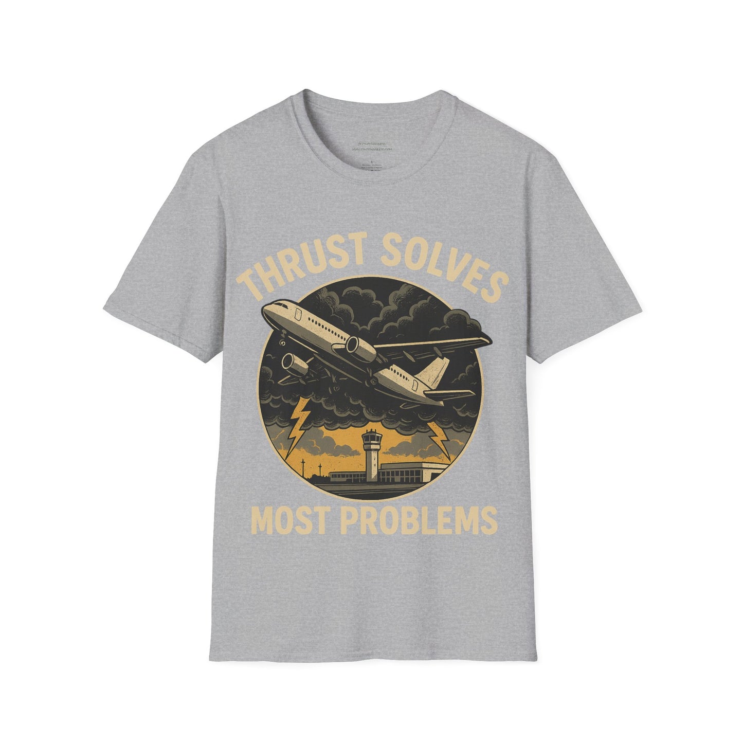 Thrust Solves Most Problems Aviation T-Shirt