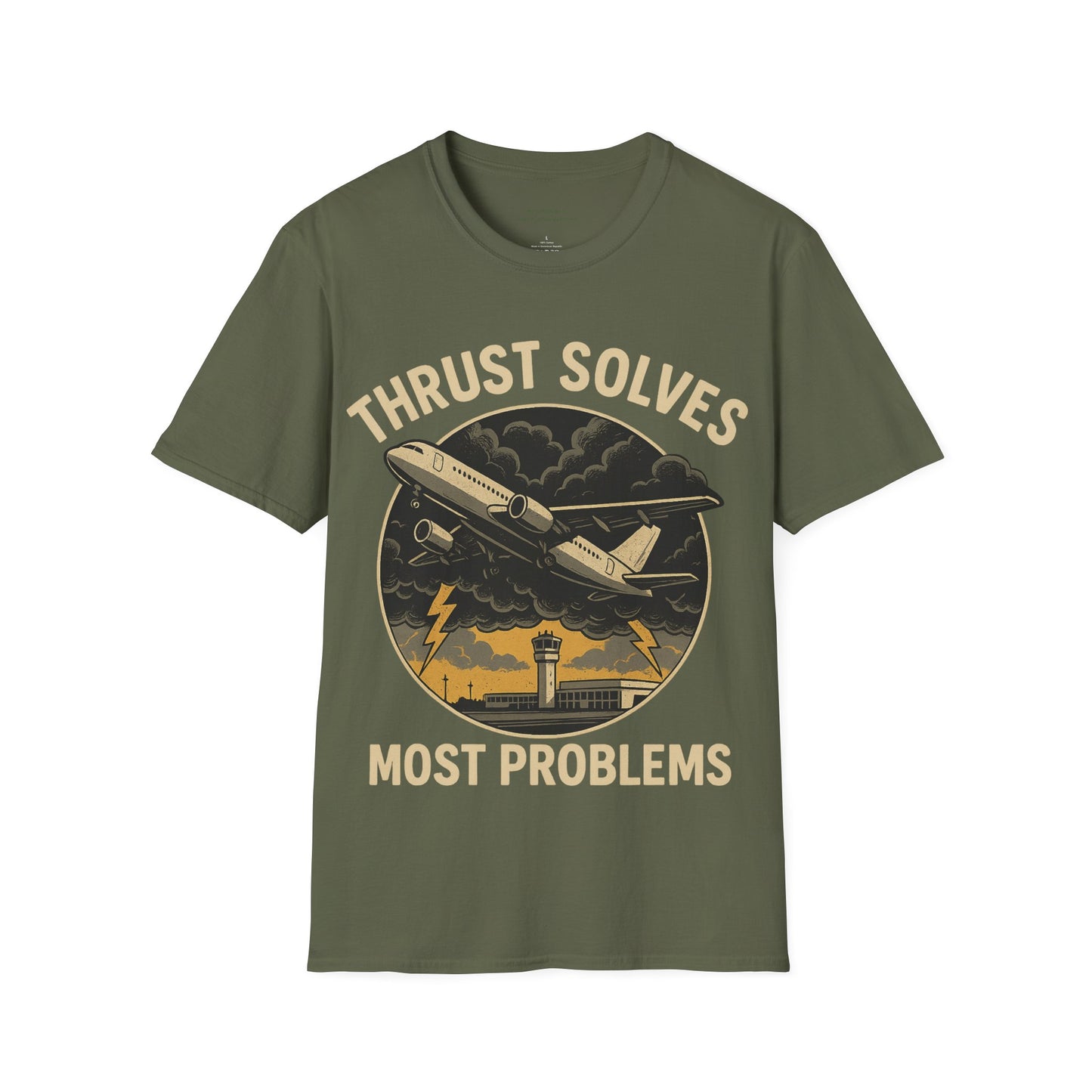 Thrust Solves Most Problems Aviation T-Shirt